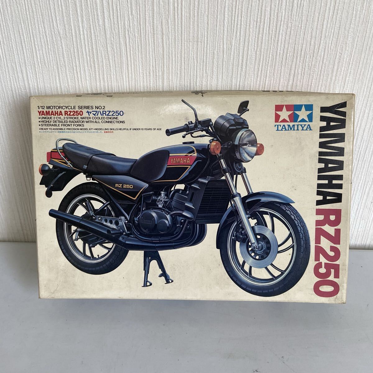 R467 YAMAHA RZ250 タミヤ 1/12 ヤマハ RZ250 未組立 プラモデル 小鹿 当時物 TAMIYA YAMAHA RZ250拍卖