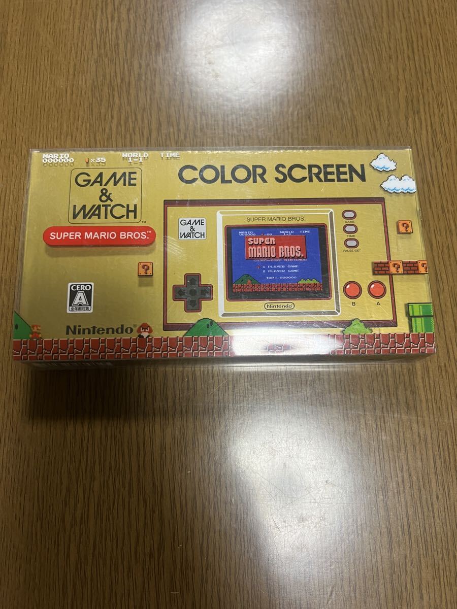★未開封★ Nintendo GAME & WATCH スーパーマリオブラザーズ COLOR SCREEN拍卖
