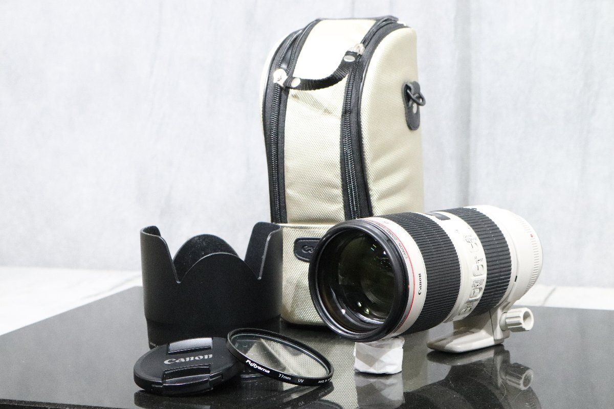 【C】CANON EF70-200mm F2.8L IS II USM 望遠ズームレンズ キヤノン 3322058【送料無料!!】拍卖
