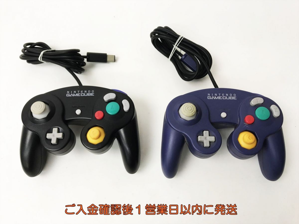 【1円】任天堂 純正 ゲームキューブ コントローラー 2個セット DOL-003 まとめ売り セット 未検品ジャンク F02-022yk/F3拍卖