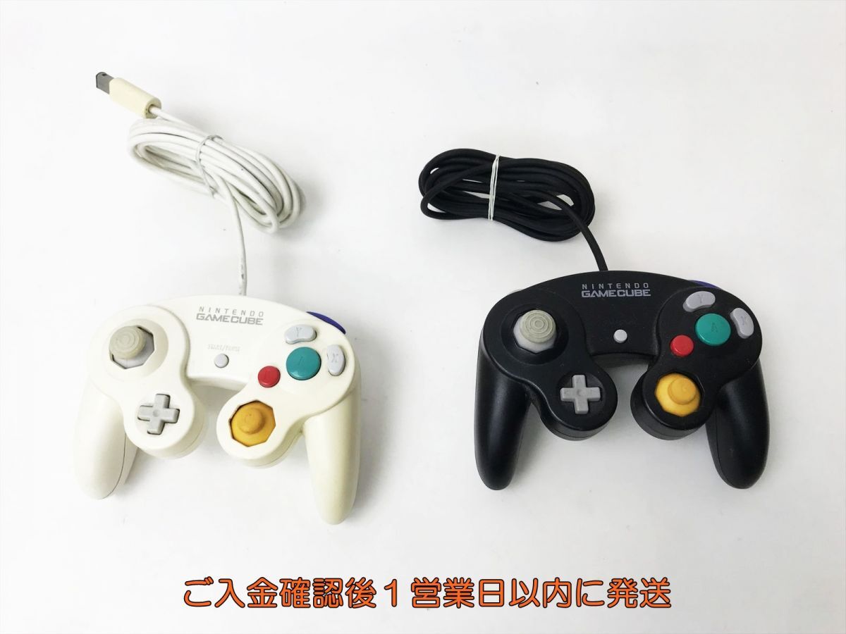 【1円】任天堂 純正 ゲームキューブ コントローラー 2個セット DOL-003 まとめ売り セット 未検品ジャンク F02-023yk/F3拍卖