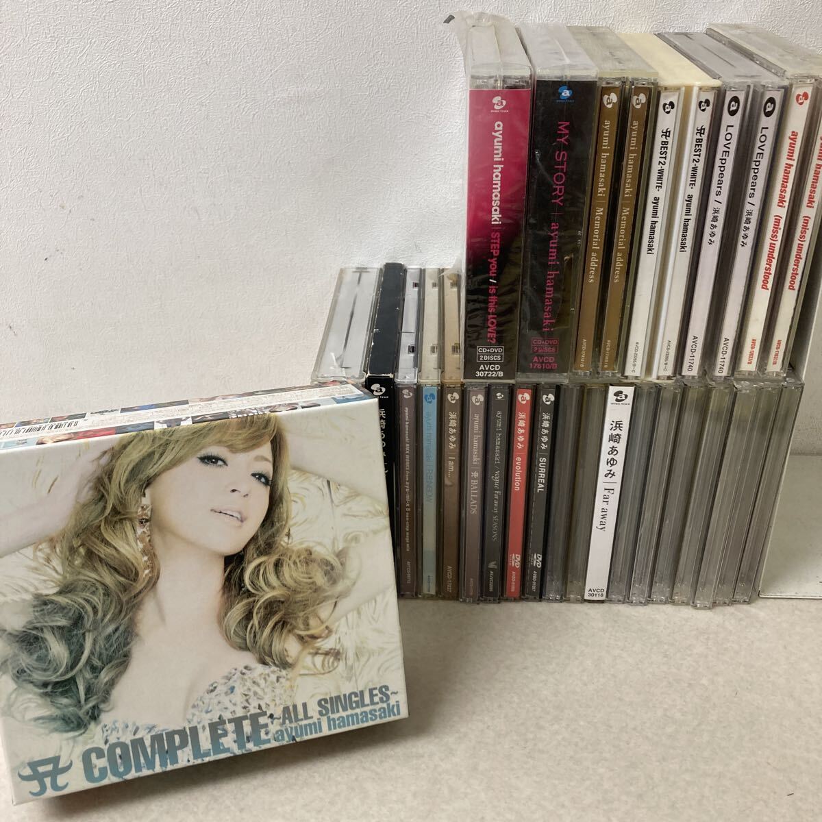 I0815D5 まとめ★浜崎あゆみ CD DVD 26巻セット 邦楽 A COMPLETE ALL SINGLES STEP you MY STORY Memorial address Far away LOVEppears 他拍卖