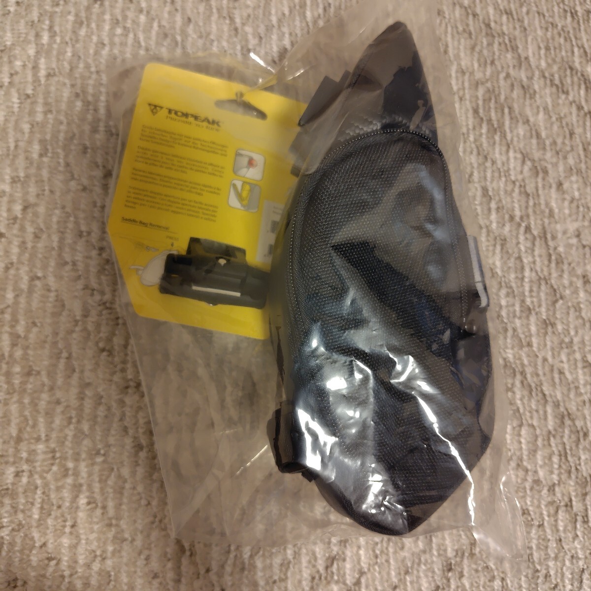 【402】未使用 TOPEAK トピーク モンドパック TC2285B 1.2L クイック クリック システム ブラック サドルバッグ拍卖