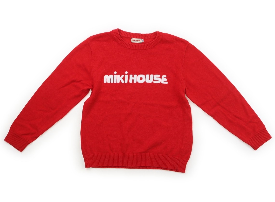 ミキハウス miki HOUSE ニット・セーター 130サイズ 男の子 子供服 ベビー服 キッズ拍卖