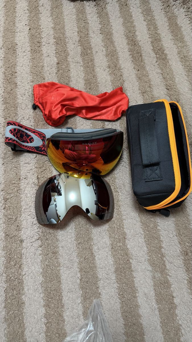 OAKLEY オークリー スノーゴーグル 替えレンズ ケース付き拍卖