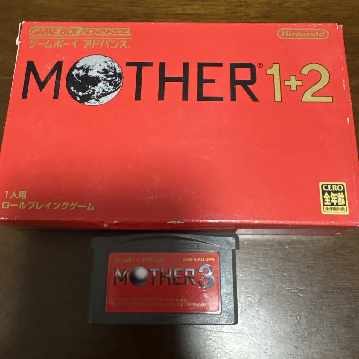 【GBA】 MOTHER 1+2 MOTHER3 ゲームボーイアドバンス まとめ売り拍卖