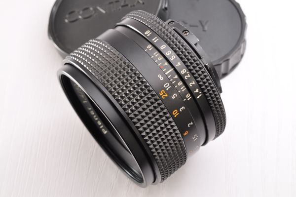 CONTAX Carl Zeiss Planar T* 50mm F1.4 AEJ 50/1:1.4 コンタックス カールツァイス プラナー MFレンズ #3071拍卖
