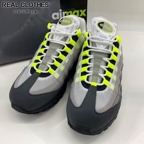 (2)NIKE/ナイキ Air Max 95 OG Big Bubble Neon Yellow エアマックス95 HM4740-001 27.5 /080拍卖