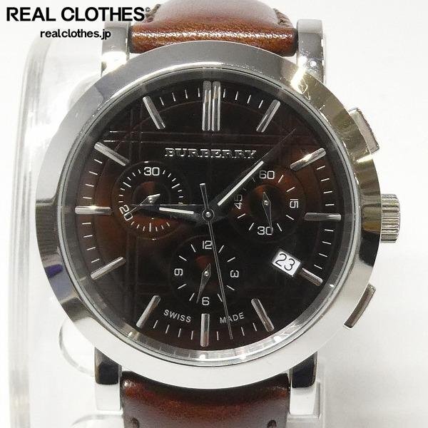 BURBERRY/バーバリー ヘリテージ クロノグラフ クォーツ 腕時計 BU1383【動作未確認】 /000拍卖