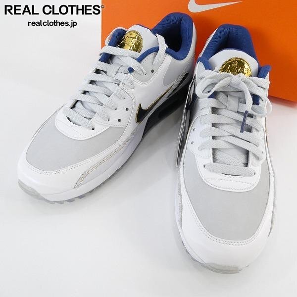 【未使用】NIKE/ナイキ AIR MAX 90 GOLF NRG ゴルフシューズ FB5055-041 /26 /080拍卖