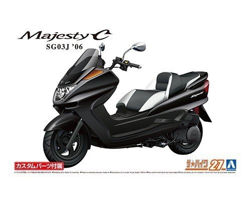 アオシマ ザ・バイク No.27 1/12 ヤマハ SG03J マジェスティC '06 カスタムパーツ付き拍卖