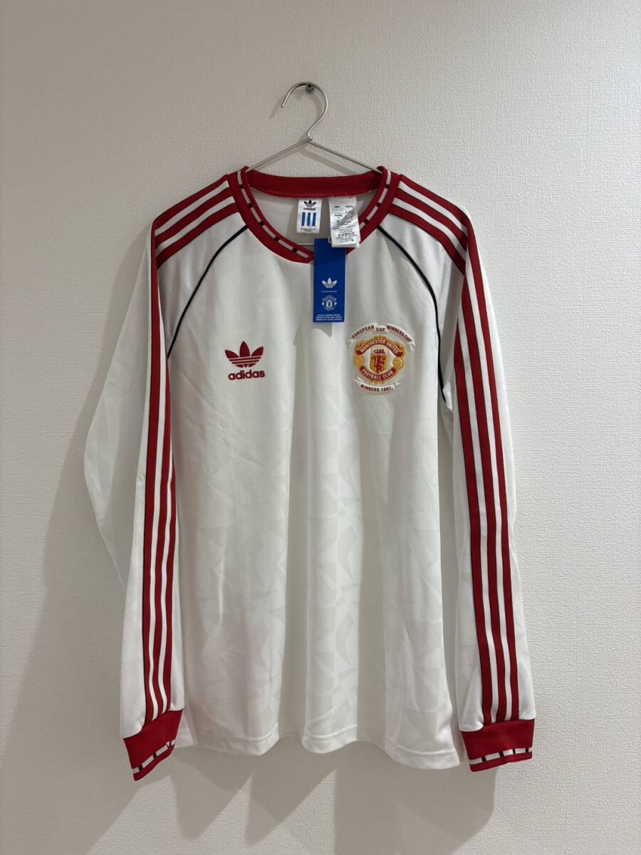 1991 アディダス マンチェスターユナイテッド アウェイ 長袖 サッカーユニフォーム拍卖