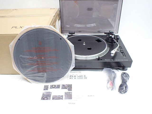 【良品】 Pioneer DJターンテーブル PLX-500 パイオニア 2022年製 元箱付き ∩ 76BA4-1拍卖