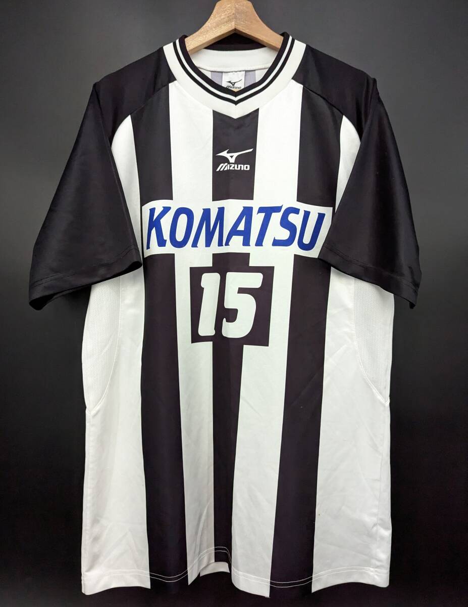 5646C 送料185円♪ Mizuno ミズノ KOMATSU 昇華プリント サッカー ユニフォーム 大きいサイズ O(LL)拍卖