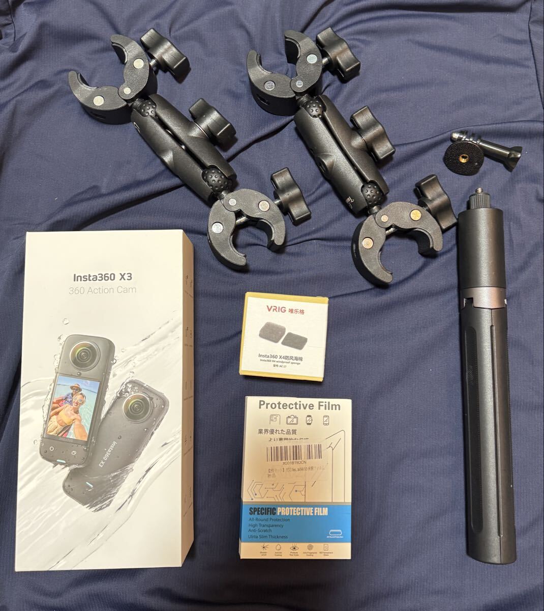 Insta360 X3 インスタ360 アクションカメラ 本体と色々セット拍卖