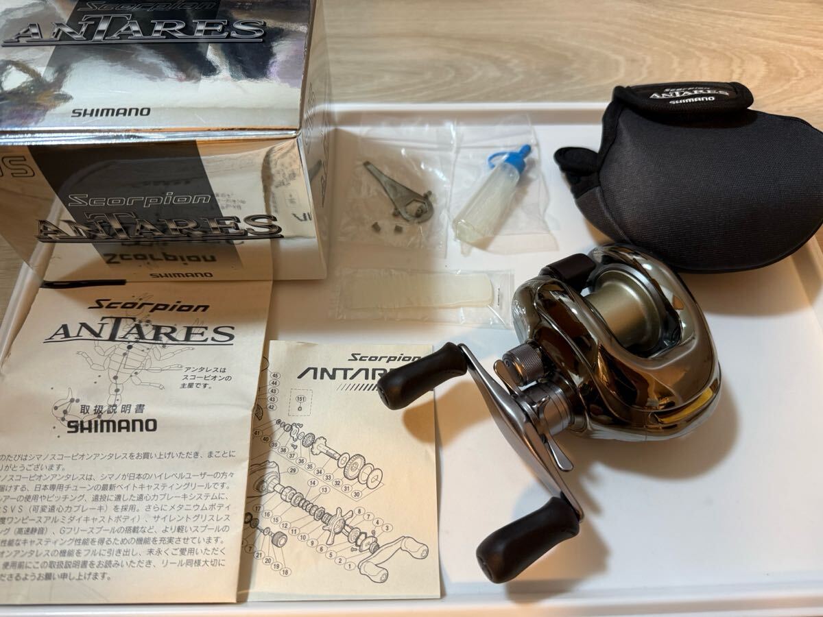 シマノ スコーピオン アンタレス 新品♪ Shimano Scorpion ANTARES 日本製 名機種 未使用 希少リールシリーズNo.④ スコーピオンアンタレス拍卖