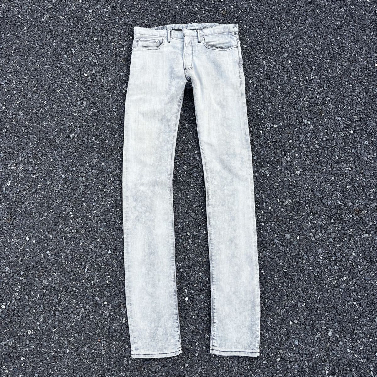 2011ss Dior homme “Bleach processing”slender pants By Kris Van Assche 29 ディオールオム クリス期 デニム パンツ拍卖