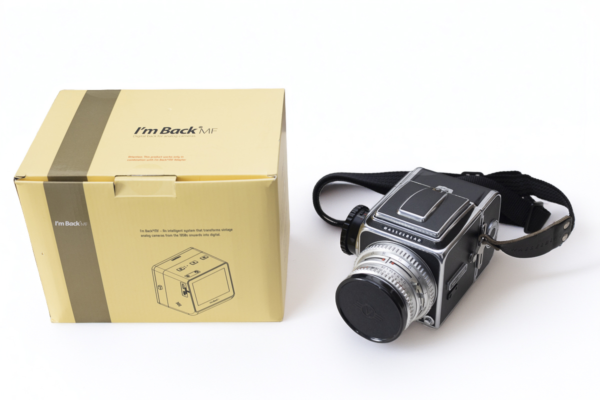 Hasselblad 500c Planar 80mm F2.8 フィルムバック、ストラップ/ I'm Back MFデジタルバックセット 中古品拍卖