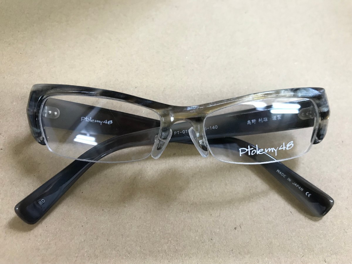 メガネ フレーム Ptolemy48 トレミー48 PT-015 52□16-140 BD 高野利雄 謹製 定価41,800 定形外 送料無料 f164拍卖