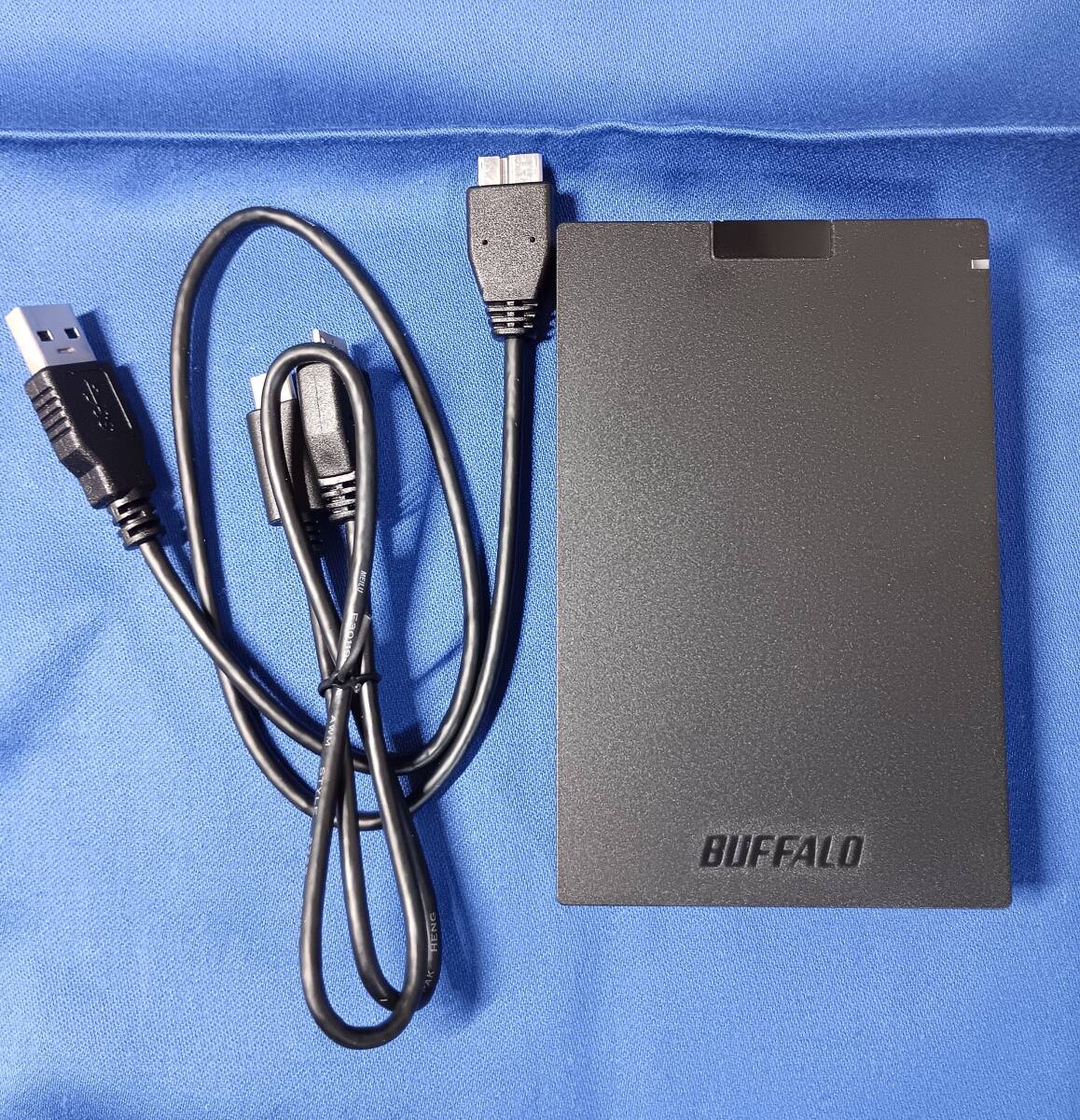 【ポータブルハードディスク】BUFFALO バッファロー 2.0TB拍卖