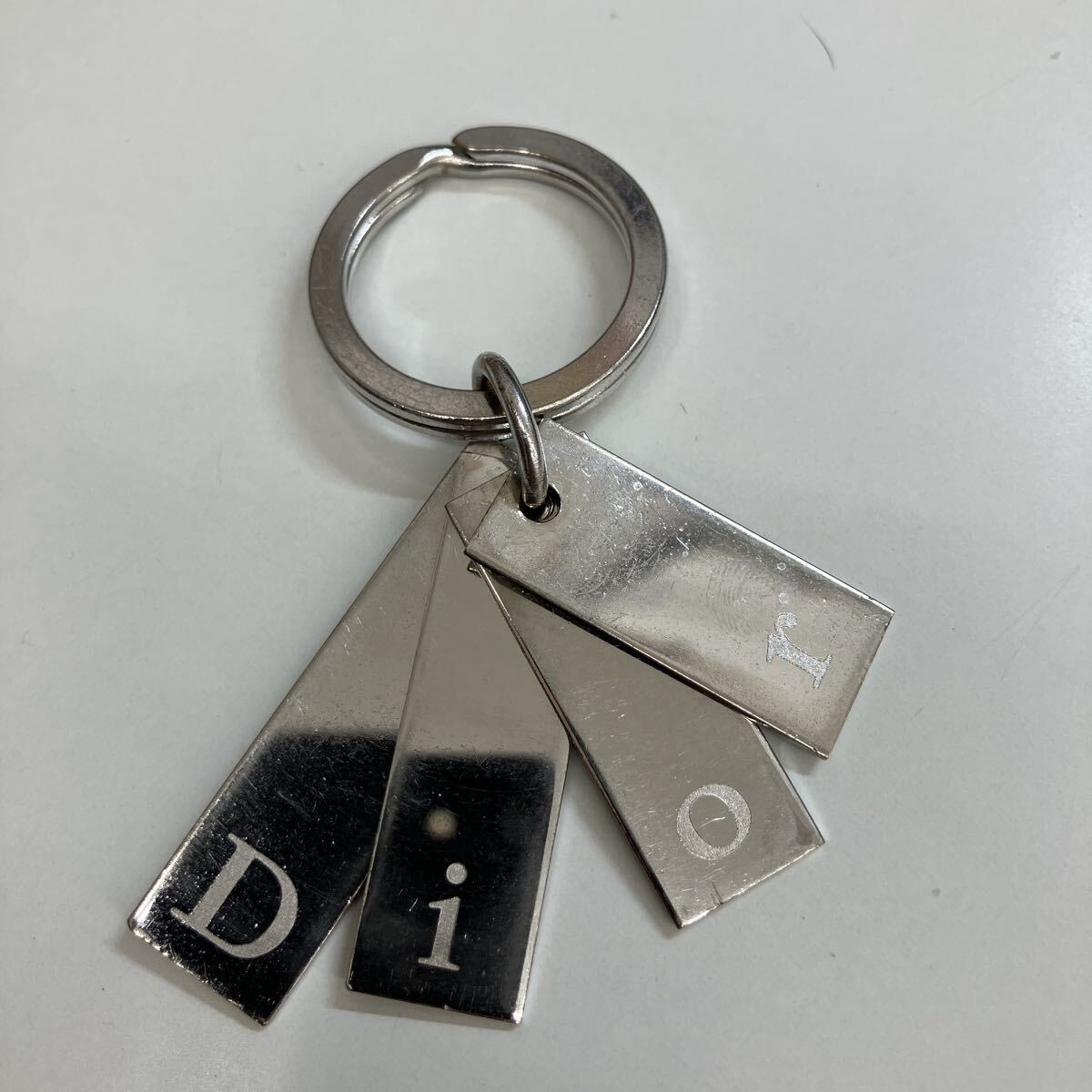 Dior Christian キーホルダー キーリング シルバー バッグチャーム ディオール【10183】拍卖