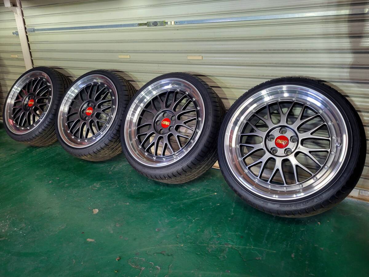 希少超美品!!BBS-LM DBK-P PCD100-5H F8.5J R9.5JR プリウス 86等に 215-35/18 225-35/18拍卖