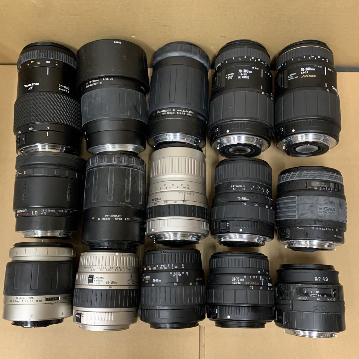 まとめて SIGMA TAMRON Tokina シグマ タムロン トキナー カメラレンズ キヤノン用 未確認 SET 228拍卖