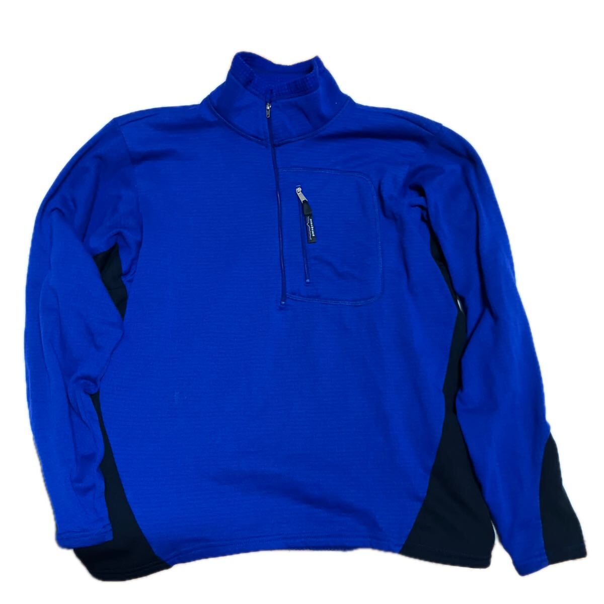 patagonia 初代 R1 Sサイズ made in usa ブルー パタゴニア キャプリーン 登山 山登り トレラン ブルー フリース ジャケット拍卖