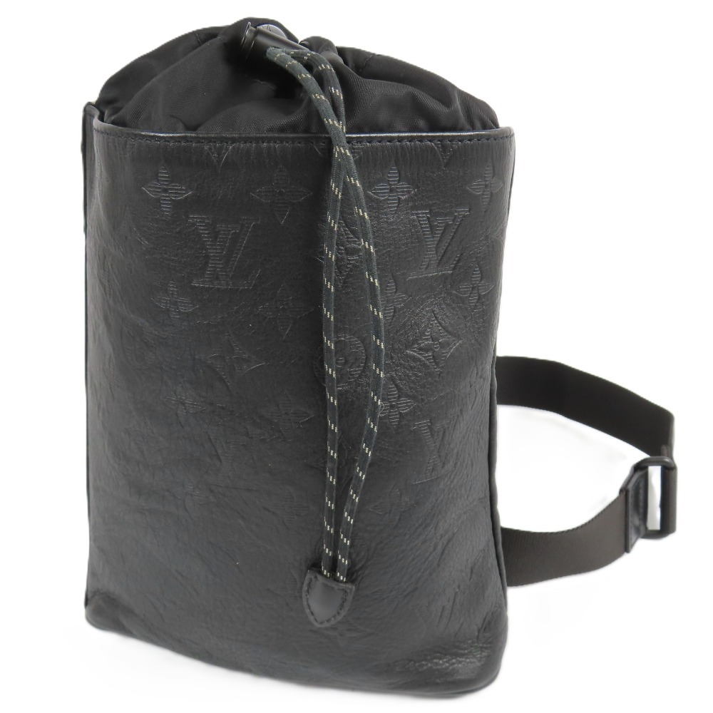 209309★1円スタート★LOUIS VUITTON ルイヴィトン 外極美品 RFID チョーク スリングバッグ 巾着 ショルダーバッグ シャドウ ボディバッグ拍卖