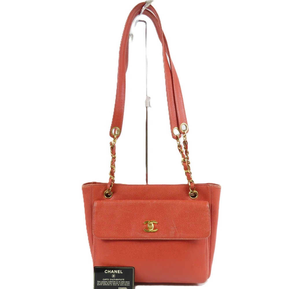 209319★1円スタート★CHANEL シャネル 中美品 ココマーク ターンロック チェーンショルダーバッグ トート ヴィンテージ キャビアスキン拍卖
