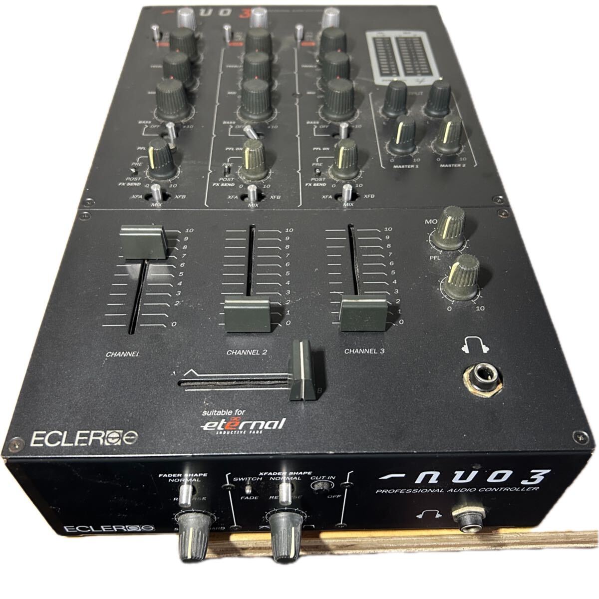 ECLER NUO3 3CH DJミキサー 3チャンネル アナログミキサー 動作確認済 スペイン クロスフェーダー拍卖