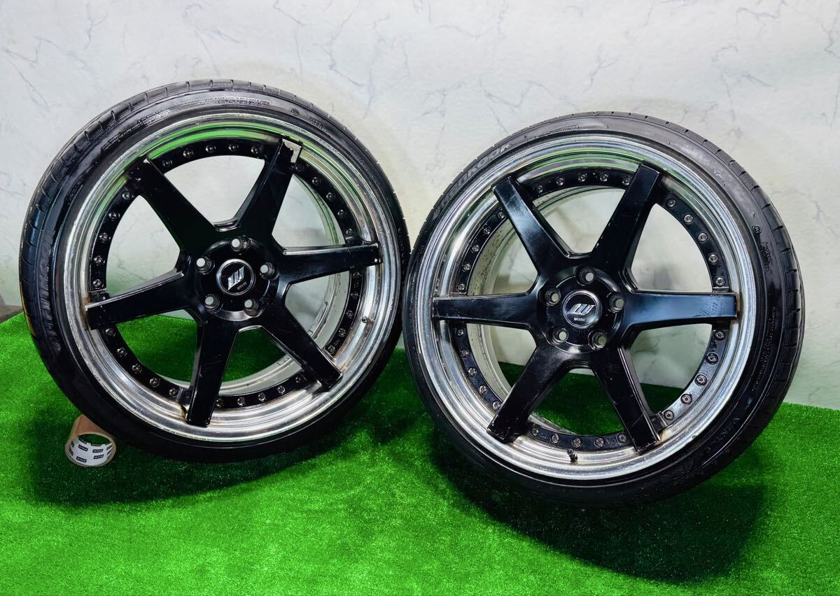 WORK ZEAST ワーク ジーストST1 5穴 PCD114.3 19インチ クラウン フーガ シーマ マークX アルファード ヴェルファイア エスティマ 高級 2本拍卖