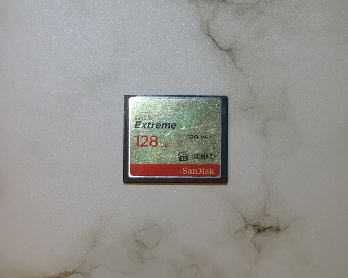 SanDisk Extreme 128GB コンパクトフラッシュ CFカード 120MB/s UDMA7拍卖