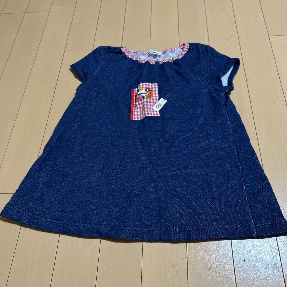 美品ファミリアfamiliar120サイズ半袖トップス拍卖
