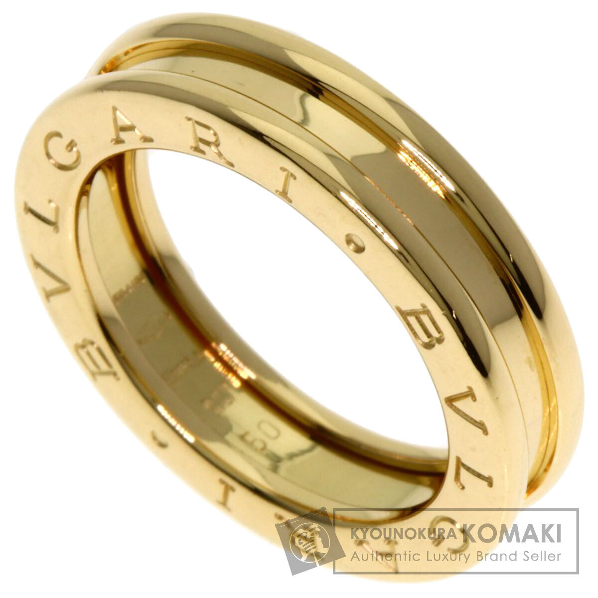 BVLGARI ブルガリ B-zero1 ビーゼロワン 1バンド #50 リング・指輪 K18イエローゴールド レディース 中古拍卖