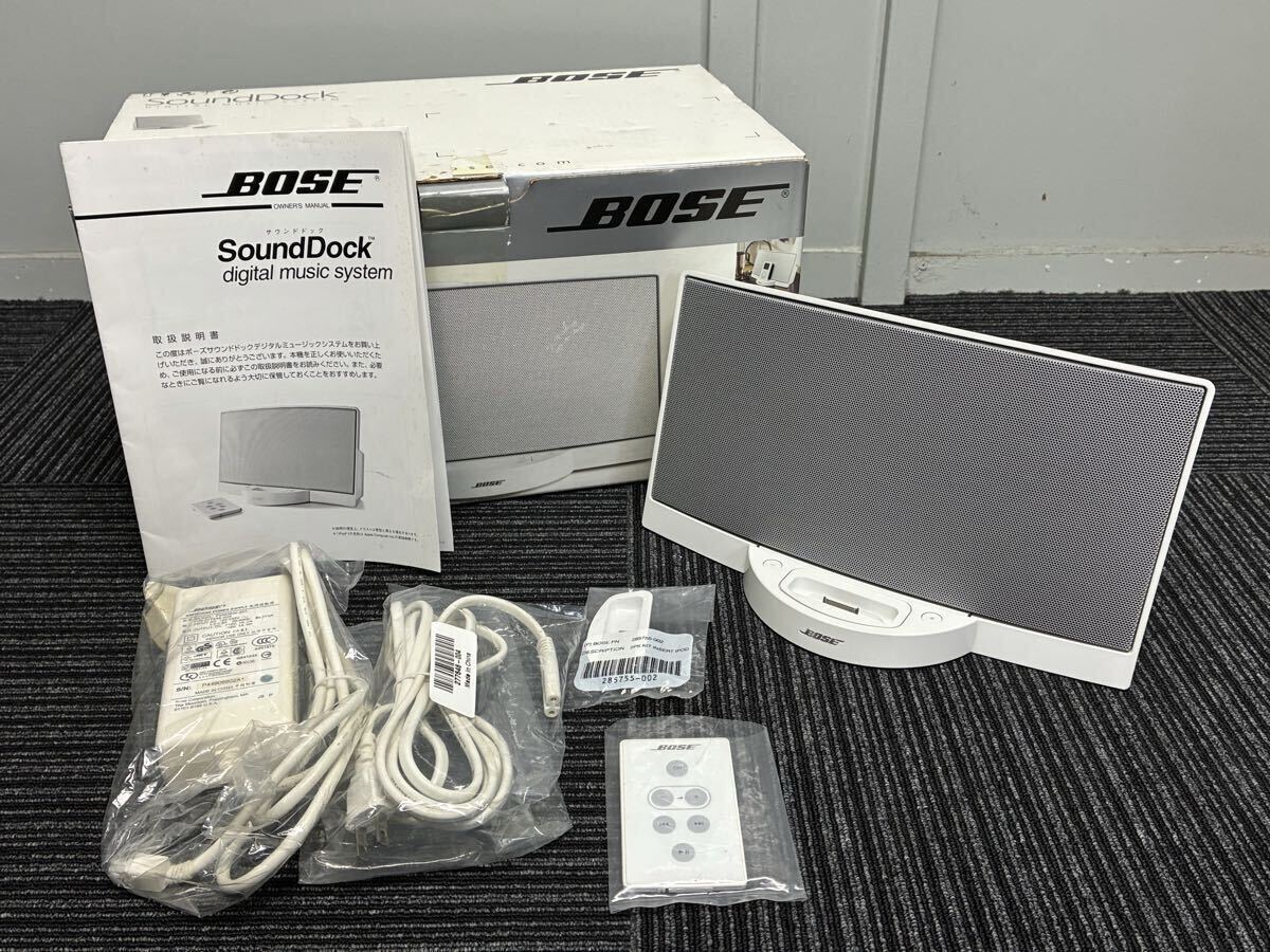 ◆BOSE◆ボーズ◆SoundDock◆サウンドドック◆digital music system◆iPodスピーカー◆リモコン付◆元箱付◆通電動作確認済み◆拍卖