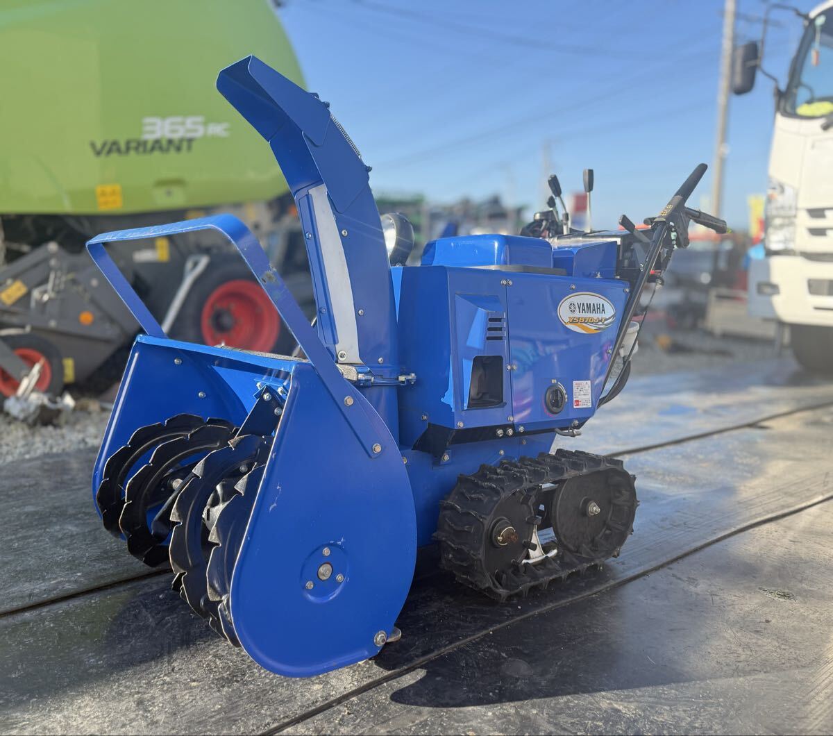 岩手県北上市 ヤマハ 除雪機 YS870JT YAMAHA ガソリン 8馬力 HST 700mm 動作確認済み 中古品 引き取り 拍卖