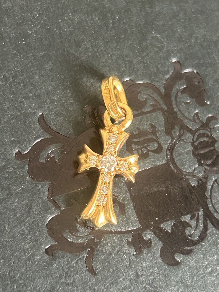 CHROME HEARTS クロムハーツ 22K ベビーファット パヴェダイヤ チャーム拍卖