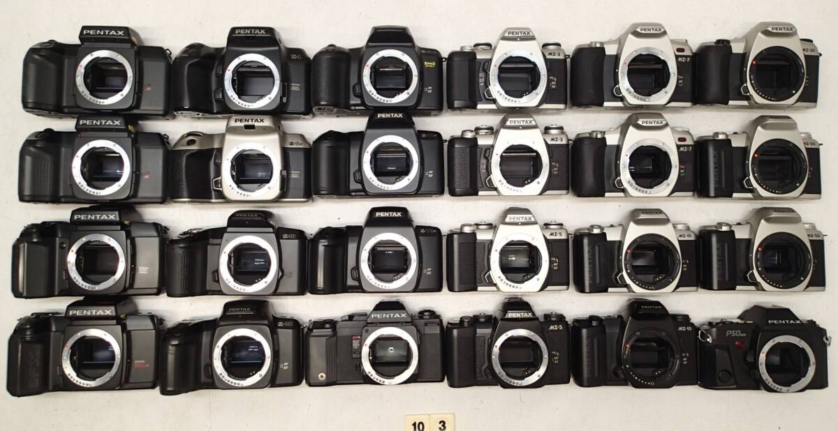 M103D PENTAX AF 一眼レフ カメラ 大量 24台 A3DATE MZ- 3 5 7 10 30 50 Z1 Z5P Z10 Z20 Z50P Z70P SF7 SFX P50DATE 中古 レトロ ジャンク拍卖