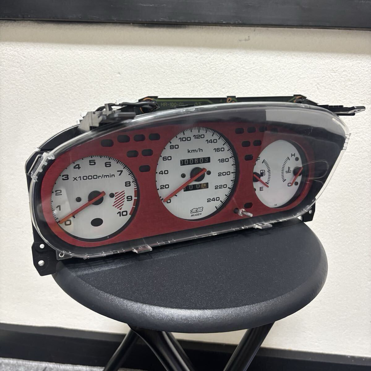 EK9 無限 メーター 240km ホンダ シビック MUGEN HONDA CIVIC Type R タイプR EK4 EM1 EK3 スピード タコ メーター 日本精機 NS拍卖