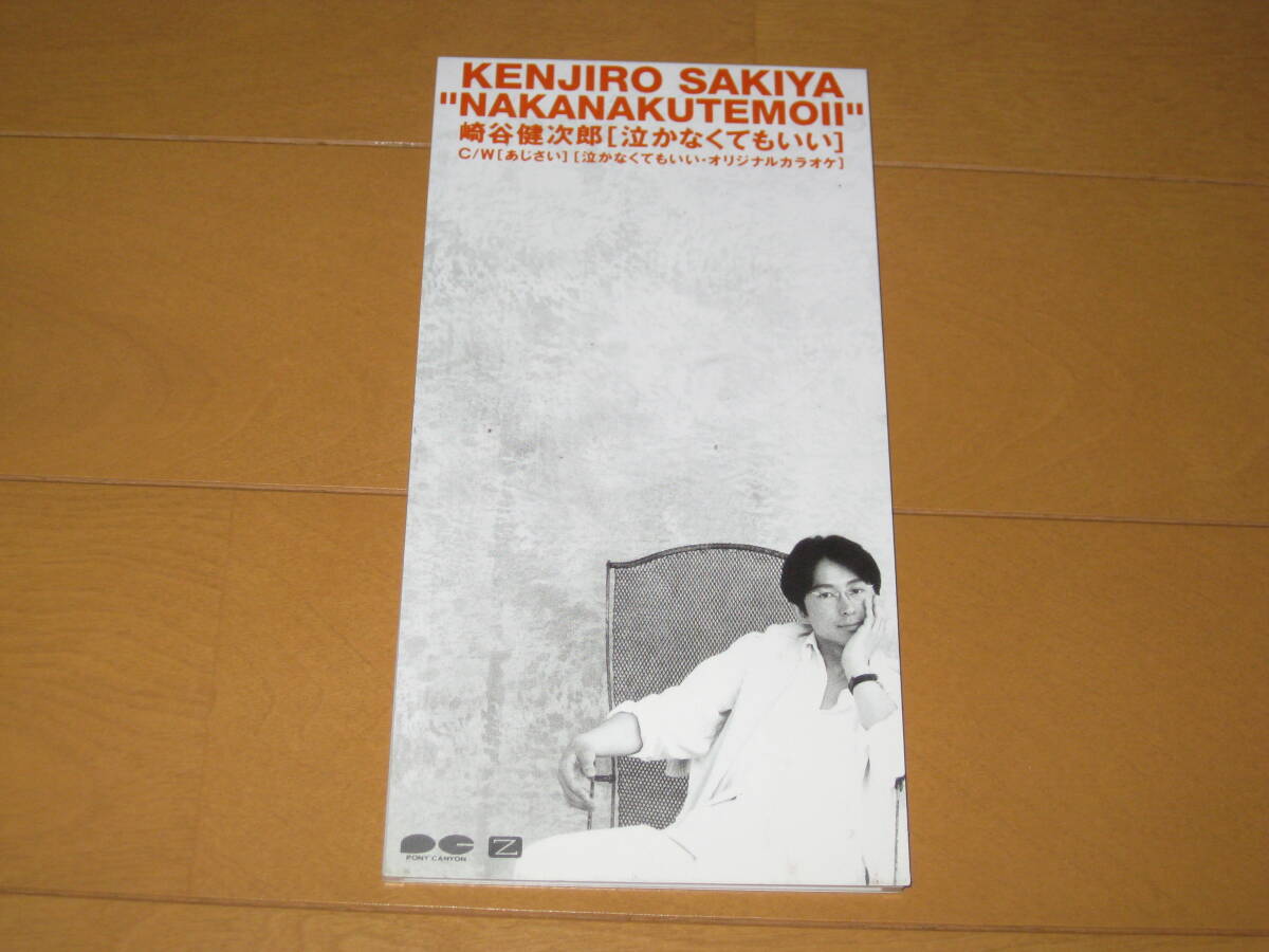 泣かなくてもいい / 崎谷健次郎 8cmシングルCD 1993年作品 PCDA-00475 カラオケ入り ♪あじさい拍卖