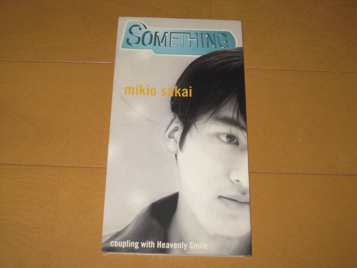 SOMETHING (サムシング) / 酒井ミキオ 8cmシングルCD 1995年作品 TFDC-28033 カラオケ入り ♪Heavenly Smile拍卖