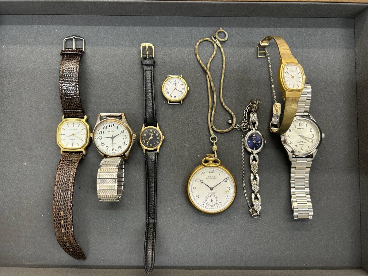 #1730A 腕時計 おまとめ 8点 SEIKO CITIZEN メンズ レディース など 動作未確認拍卖