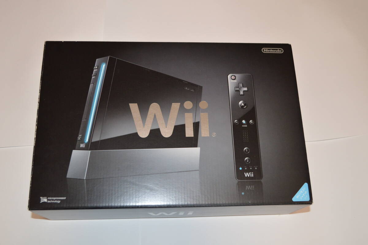 任天堂 Wii 本体 セット 黒 動作確認 初期化済み拍卖