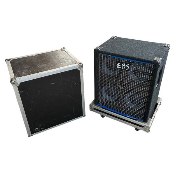 EBS Evolution Pro Line2000EBS-410 4Ω ベースキャビネット4×10キャスター付ハードケース付動作未確認スピーカー現状品ベースアンプ拍卖