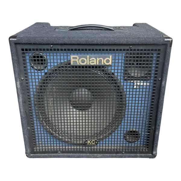 Roland KC-550 キーボードアンプ 180W 4CH ステレオミキシングアンプ キャスター付 通電確認済 音出し未確認 現状品 ローランド拍卖