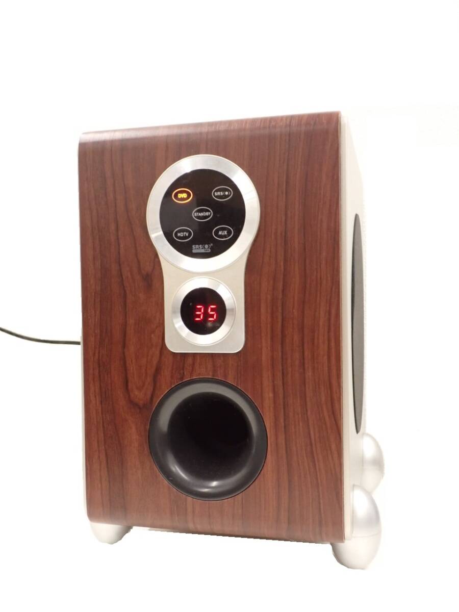 UH3140 通電〇 CAV 2.1chサラウンドスピーカー SW-260 サブウーファー リモコン無 音響機器 オーディオ機器 中古 拍卖