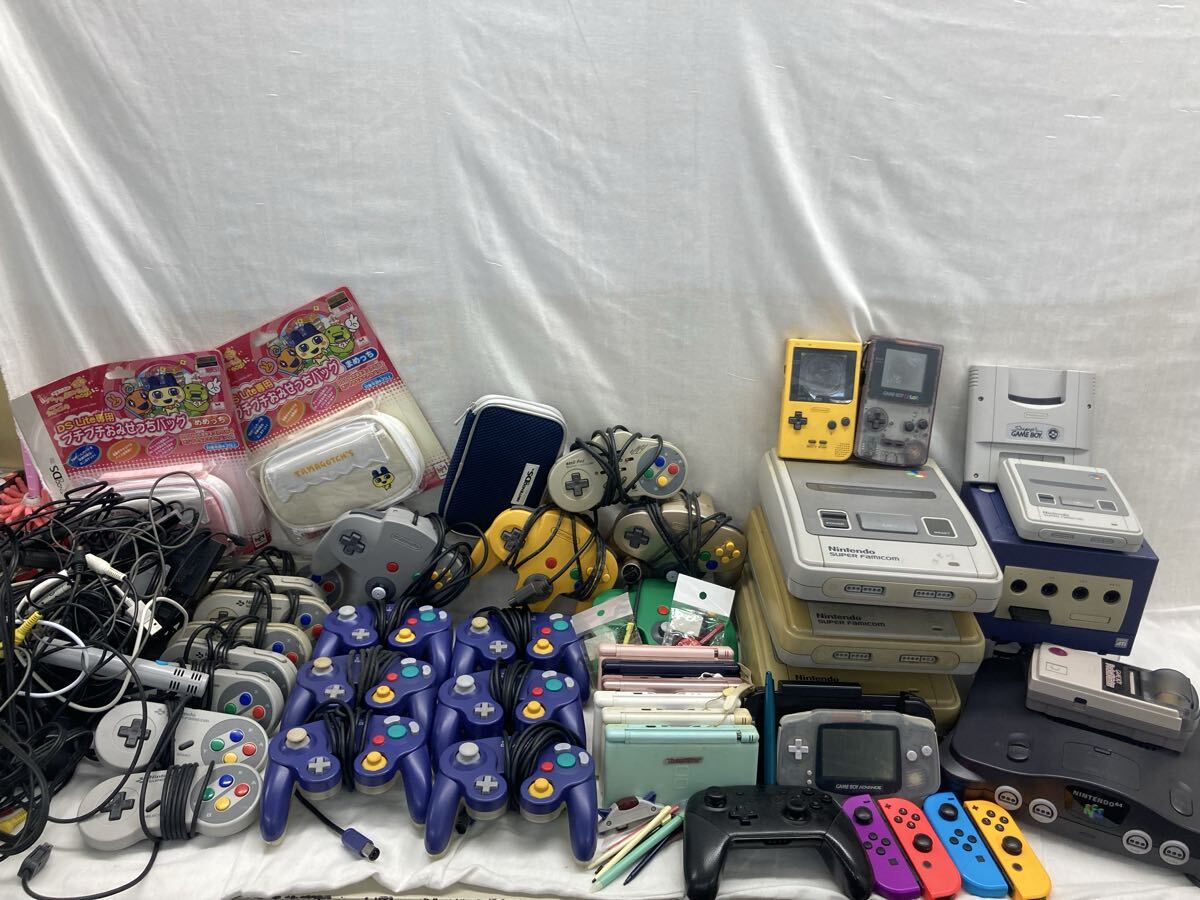任天堂 ゲーム機 まとめ 大量 スーパーファミコン ゲームボーイ アドバンス Nintendo64 ゲームキューブ コントローラー DS Switch など拍卖