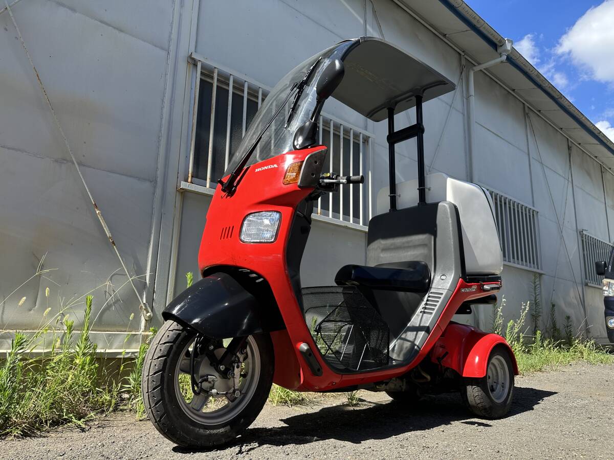 横浜市都筑区発★1円スタート売り切り ホンダ TA03 キャノピー 4スト 実動 自賠無 鍵と登録書類あり 配達などに拍卖