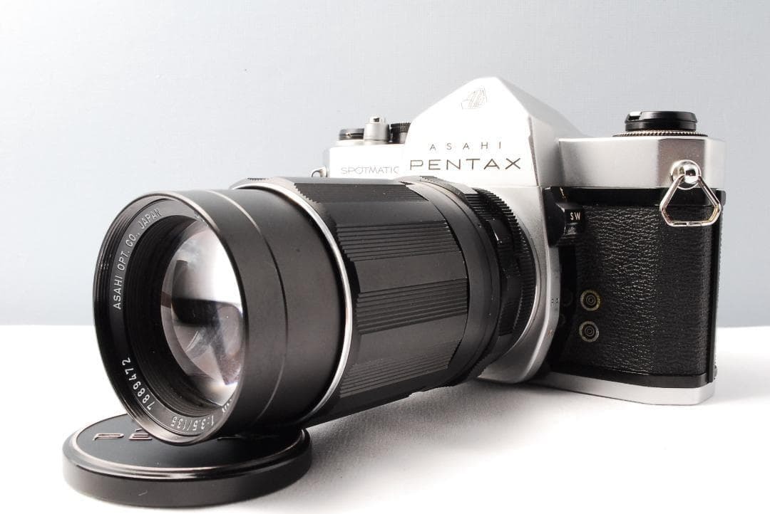 ASAHI PENTAX SPOTMATIC Takumar 135mm ペンタックス フィルムカメラ 動作未確認拍卖